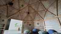 Estructura geodésica interior del Domo